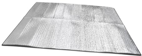 Harilla Campingmatte, Isomatte aus Aluminiumfolie, Thermische, leichte Isomatte, Faltbare Isolierung, Zeltunterlage für Outdoor-Reisen, Wandern, 300 cm x 300 cm x 2.5 cm