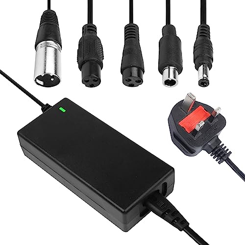 Maazusa Scooter Charger 29.4V 2A Fast Charging Power Adapter 29.4V E-Scooter Charger for Bicycle E-Scooter Battery Charger with Led Indicator for Electric Balance Bike Mobility