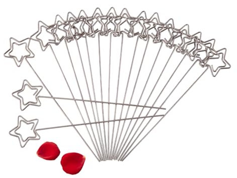 50 Stück Memo Clip Halter, Metall Blumen Tischkartenhalter Karte Foto Hinweis Stehen Memo Clip für Bilder Karte Hochzeit Geburtstag Party (Sternform)