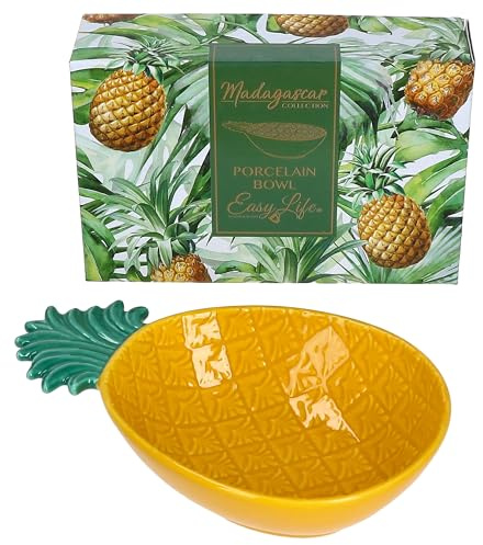 MamboCat Bol Pina I Petit bol avec relief ananas I Coupelle de service pour fruits, yaourts, collations et amuse-bouchées I Fête d'été