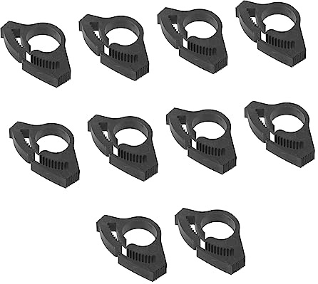 Artibetter 10piezas Abrazaderas De Manguera De Nylon Ajustables Con Dientes Para Sujetar Mangueras Cables y Tubos