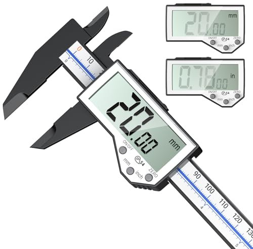 Messschieber Digitale Schieblehre, Preciva 150mm Messlehre Messwerkzeuge Spritzwasserdicht mit Ersatzbatterie und größem Display