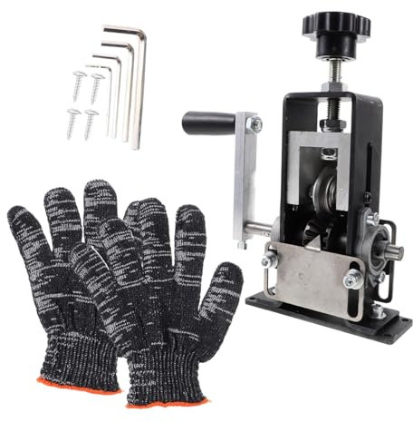 KONTONTY Máquina Peladora De Cable Profesional Herramienta Manual De Pelado De Cables Pelacables y Accesorio Para Taladro