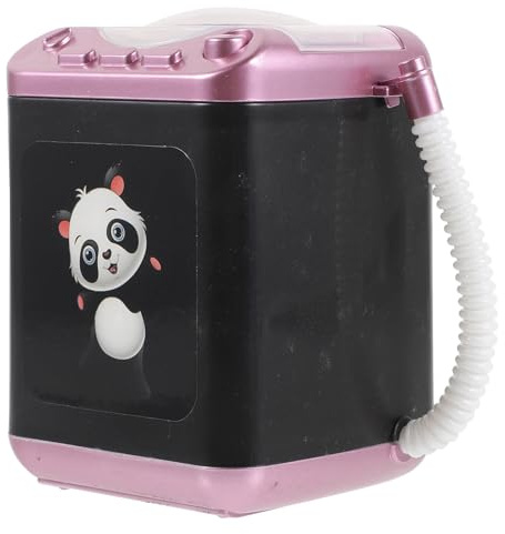 Sewroro Máquina Limpiadora Eléctrica de Plástico para Limpieza Profunda Portátil y Almacenamiento Conveniente sin Baterías de Brochas de Maquillaje Adecuado para Huevos y Polvos