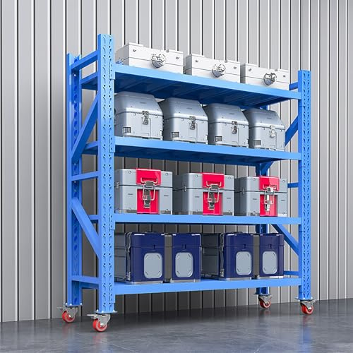 Scaffale regolabile di stoccaggio di utilità dell'unità della scaffalatura del garage del metallo resistente per il seminterrato del magazzino e l'organizzazione commerciale