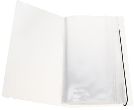 Veemoon Carnet de Cartes, Album à Feuilles Mobiles 1 Pièce | Pp Blanc, Rangement Multi-usage pour Cartes et Photos, Protection la Poussière, Présent de Fête