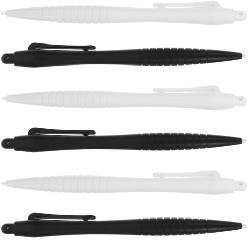 Lápiz Táctil de Alta Precisión para Pizarras LCD, 6 Piezas | Plástico Resistente, Punta Fina para Escritura y Dibujo, Uso Versátil en Dispositivos Táctiles y Escolares
