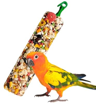 Parrot Treat Sticks Cockatiel Snacks | Lovebirds Snack Sticks for Macaw Conure Pet Parents Animal Lovers Trainers Shelters Living Room Bedroom Study Home