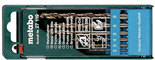 Metabo HSS-CO-Bohrerkassette 6-teilig, 627119000