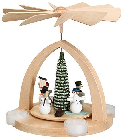 Rudolphs Schatzkiste Montagne del Minerale metallifero della Piramide della tavola della Piramide di Natale dell'uomo 23cm della Neve della Piramide Nuove