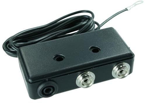 Warmbier Caja de toma de tierra ESD, 2 x 10 mm DK, 1 x 4 mm hembra de seguridad