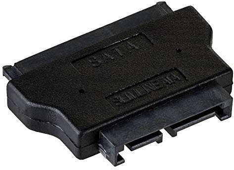 AKYGA AK-CA-53 Slim SATA 13 pin Stecker auf SATA 22 pin Buchse Adapter