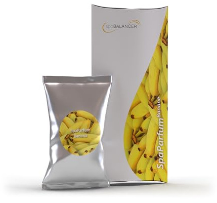 SpaBalancer SpaParfum Banane – Whirlpool Duft mit cremig süßem Bananen Aroma – Spa Parfum für Whirlpool, Jacuzzi & Hot Tub – langanhaltender Whirlpool Duft ohne Alkohol – bis zu 8 Wochen