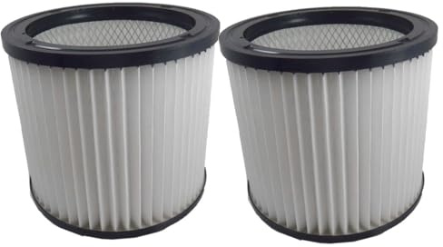 2x Rund-Filter Lamellenfilter Patrone für Starmix NT10, Güde, Matrix, Estra 2000, LIV, NTS 20, FIF NTS, Thomas, Simpa - Dauer-Filter