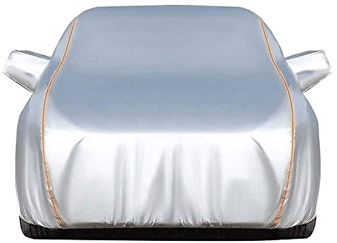 Ronglibai Waterproof Car Cover for DS 3/DS 4/DS 5/DS 6/DS 7/DS 9/DS 23 Waterproof Car Cover Heavy Duty Waterproof Breathable All Weather Protection with Windproof Rope(Color:A,Size:DS 5)