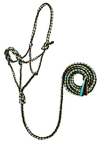 Weaver Leather Geflochtenes Seilhalfter mit 3 m Leine