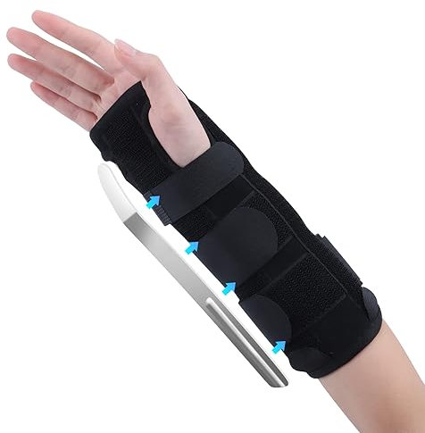 Handgelenk Bandagen, verstellbare links und rechts hand Handgelenkstütze, mit Metall schiene Stabilisator, Handgelenkschoner für Sehnenscheidenentzündung, Karpaltunnelsyndrom, und Krafttraining