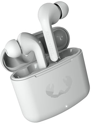 Fresh 'n Rebel Twins Fuse, True Wireless kabellose In-Ear-Bluetooth-Kopfhörer mit Spitze, mit Sprachassistent, Touch-Steuerung und eingebautem Mikrofon, 30 Stunden Spielzeit (Ice Grey)
