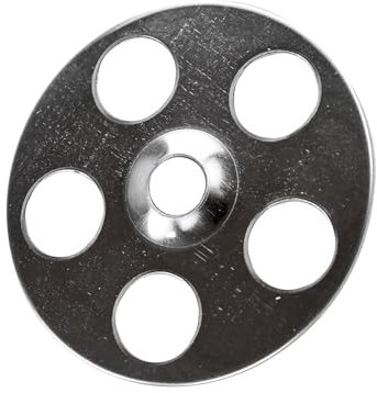 Dämmstoffteller Edelstahl 36mm - 100 Stück | Dämmstofftscheibe Dübelteller Dämmstoffhalter