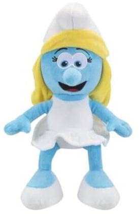 Grupo Moya Plüschfigur Schlümpfe, 32 cm, gefüllt und außen aus 100 % recyceltem Material, geeignet für alle Altersgruppen (Schlumpfine)