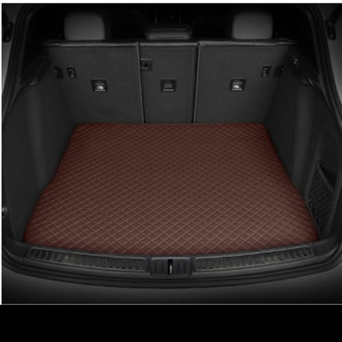 kofferraummatte Für Golf Alle Modelle Für Golf 6 7 5 Für GTI Für Golf R Variant Cabrio Tour Plus Wagon Stamm Matten Auto Kofferraummatten (Farbe : Coffee1)