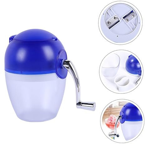 HONMEET Máquina para Hacer Hielo Raspado Trituradora Eléctrica De Hielo para Verano Color