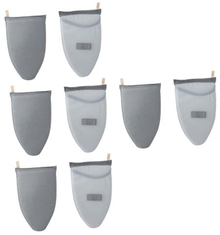 Zerodeko 4 Ensembles Planche À Repasser À Main Fournitures À La Vapeur De Défroisseur De Vêtements Ironing Board Jeannette Pour Repassage De Repassage À Main Chiffon 2 Pièces * 4