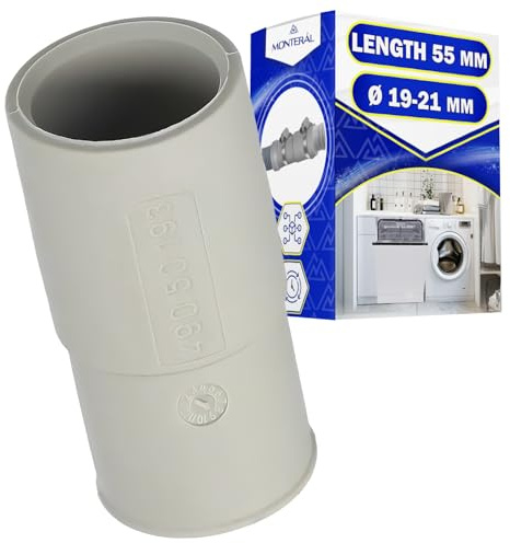 Waschmaschinen Ablaufschlauch Adapter Ø 19-21 mm für Abfluss Schlauch | für Waschmaschine und Geschirrspüler - MONTERAL