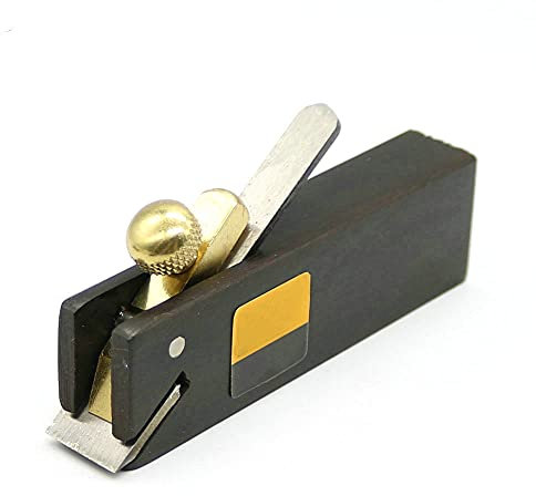 NHEISSCF Puertas fresadas con Camas de carpintería, DIY Mini Aviones de Mano carpintería Carpintero ébano carpintería Herramientas 5 uds Conjunto o 1 Uds Cepillo de Mano