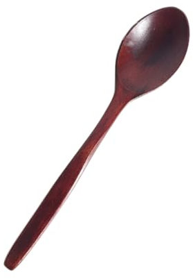 Cabilock 5piezas Cucharas De Madera Cuchara Sopera De Mango y Curvo Para Uso Doméstico La Cocina Servir La Comida