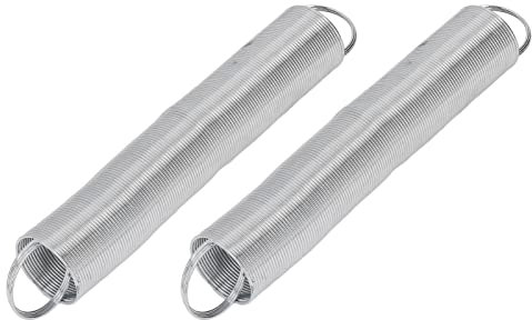 Jeanoko 2pcs Electric Fence Spring Gate with Super Elasticity Stainless Steel Expandable Livestock Fence Spring for Pasture Ensures Perimeter Integrity with Simple Installation Disassembly