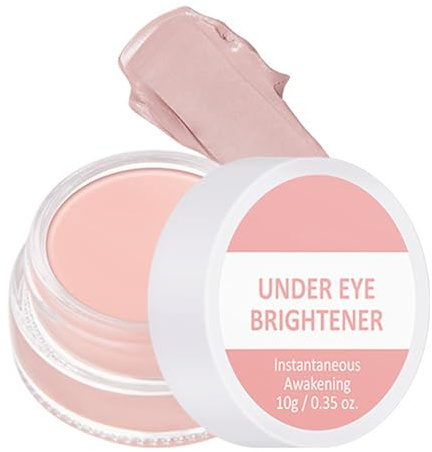 Under Eye Brightener - Under Eye Concealer Brightener & Correctors - Colour-Correcting Eye Brightener & Primer - Moisturising Concealer For Korean Makeup Blemish (Pink)