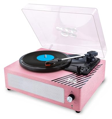 Lisciani - Auricolari wireless Barbie - Cuffie audio senza fili elegante - rosa con custodia grafica nera e bianca - Volume sicuro - batteria ricaricabile - comfort regolabile - Bluetooth compatibile