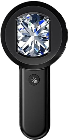 Professionelles Münzinspektionsgerät mit 5,1 cm Display Messfunktionen, ideal für Numismatik, Elektronik, Reparatur, Handmikroskop für Münzinspektion
