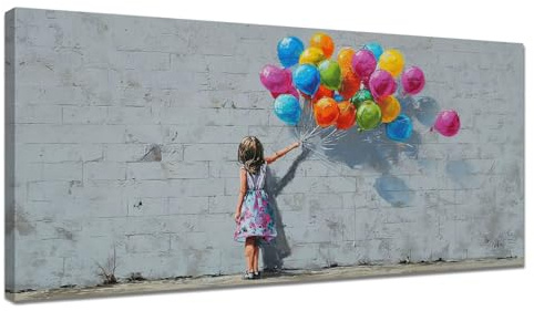 Colorful Paint by Numbers Balloon Paint by Numbers for Children 6-12, DIY Painting Kits for Adults, Acrylic Pigment Painting with Paintbrushes for Women Gifts Decor 80x160cm, Without Frame Y3-794