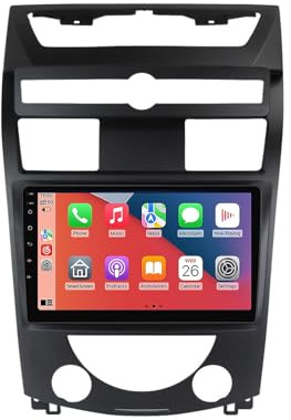 DPBXQ 9 Android 12 2 Din Autoradio Bluetooth Main Libre avec pour SsangYong Rexton 2007 Poste Radio Voiture Soutient USB FM AM Carplay HD Multi-Touch Écran,K1 4 Core WiFi 1G+16G