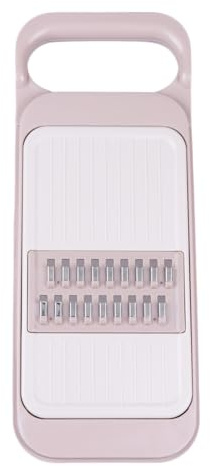 Râpe Multifonction en Acier Inoxydable à Carottes avec 3 Lames | Trancheuse Ondulée Stockage Suspendu Coupe Julienne Épaisse et Fine Poignée Confortable Nettoyage Facile