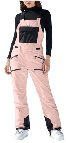 Genérico Pantalon Nieve Mujer Impermeable Ropa Termica Jogger Softshell Chandal Ropa Gifts Invierno 2#Rosa M