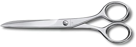 Victorinox Tijeras domésticas profesionales Suecia, hoja extra afilada, 15 cm, acero inoxidable, gris