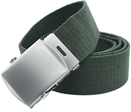YEHMAN Unisex Gürtel Canvas Belt militärisches Design, Verstellbarer Länge 120 cm Breite 3.5 cm
