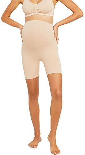 Motherhood Maternity womens Cooling Shaping Panty Shapewear Briefs, Nude, Small-Medium US