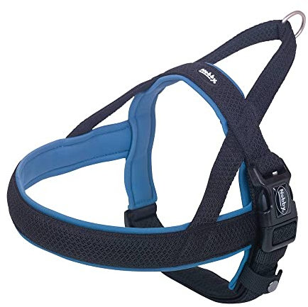 Nobby Norwegergeschirr Mesh Preno, blau, L: 50-64 cm + 42 cm, B: 25/35 mm, 1 Stück