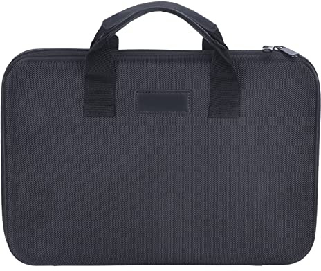 Mundstück-Etui, 12-teilige Aufbewahrungsbox aus weichem und bequemem Oxford-Gewebe, Mundstück-Aufbewahrungsbox, Schwarz für Saxophon Zubehör für Musikinstrumente