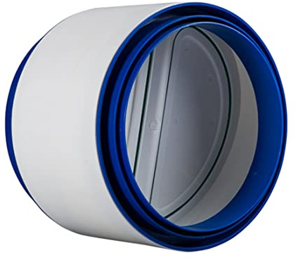 DEZARO Clapet Anti Retour - pour système de Ventilation VMC - Diamètre de 160 mm - Raccord de Tuyau pour Conduit et Conduit de Ventilation, 160mm