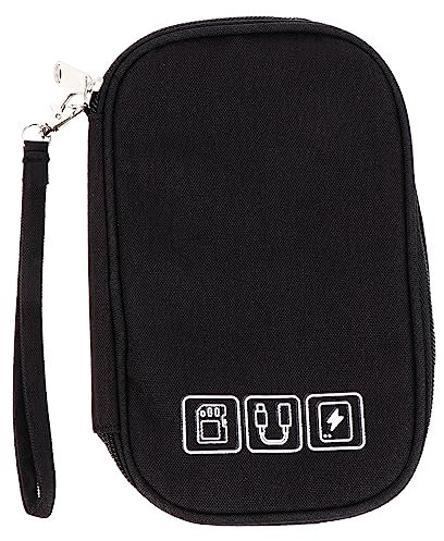 Cabilock 3 Piezas Bolsa De Almacenamiento Caja De Almacenamiento De Electrónica Organizador De Viaje Electronico Organizador De Gadgets Banco De Energía Energia Viajar 300d Catiónico