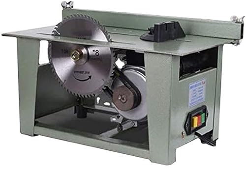 Small Desktop Chainsaw, 1200W Copper Motor, Woodworking Professional Table Saw, Belt Drive, Multi-Angle Cutting, Cutting Depth 80mm, Saw And Drill Dual Purpose