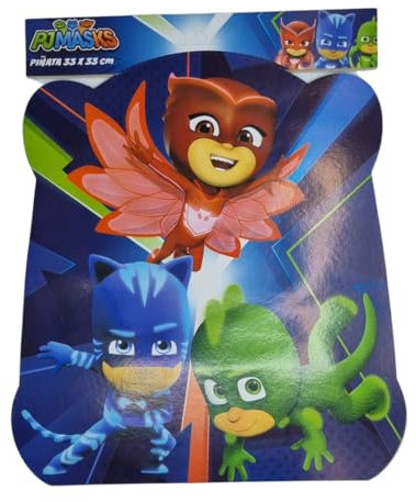 Piñata Anniversaire Enfants - Divers designs amusants pour garçons et filles - Idéal comme décoration pour fêtes et célébrations (PJ Masks)