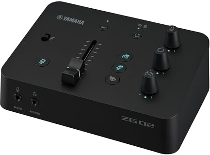 Yamaha ZG02 Gaming Mixer for Voice Chat and Game Streaming