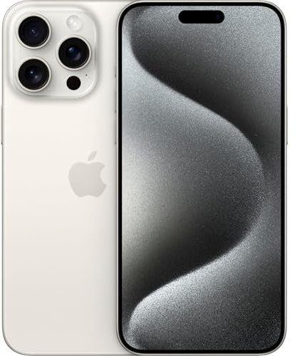 Apple iPhone (Renewed Premium) 15 Pro Max, 512GB, White Titanium - Unlocked