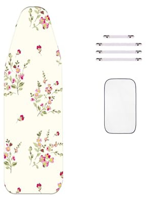 WTAIS Funda Grande para Tabla de Planchar 160x60cm, Excelente Penetración del Vapor, Funda Doble para Tabla de Planchar a Vapor, Fácil de Instalar